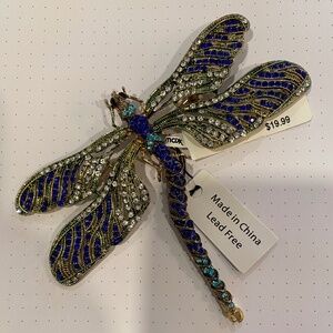 Natasha Couture Dragonfly Brooch (NWT)
